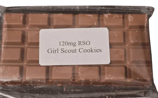 RSO Girl Scout Cookies infused chocolate bar 120mg