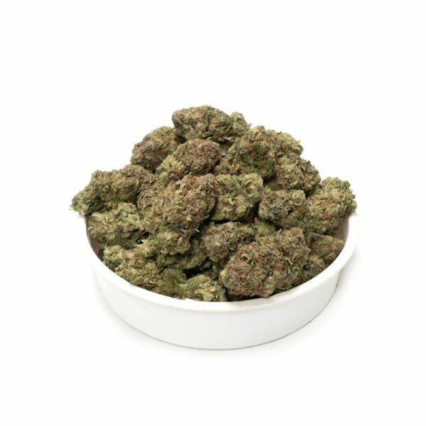 A bowl of Elite Star Killer cannabis buds, ready for use.